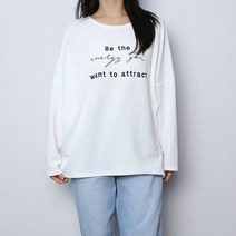 파라노말샵 원트 레터링 가오리 긴팔 티셔츠