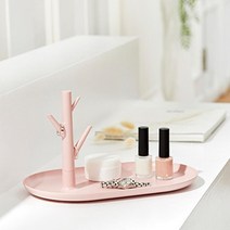 파스텔 악세사리 진열대 반지 트레이 네일정리 신혼집, 1개, PINK-271213