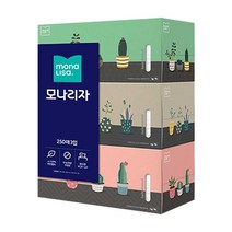 모나리자 프리미엄 미용 각티슈 2겹 250매 3개입x2팩