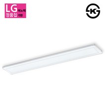 더쎈 LED엣지조명 엣지등 면조명 50W (1285x180x25) KS LG칩 LED엣지면조명 무타공 평판, 주광색(5700K)