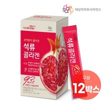 대상웰라이프 석류콜라겐 젤리스틱 20gx15포x12박스, 12개, 20g