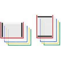 A3 후면자석 내용물교체형 투명 안내판 표지판 10개입 사인물 전시용품 알림판 표지판 안내 팻말, 쿠팡1 아이스초코 세로형 노랑 10개, 쿠팡1 아이스초코 본상품선택