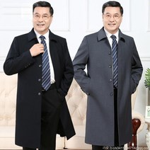 라오농 중년 남성 롱 트렌치코트 봄가을 아우터 아빠 +JUU06X