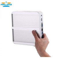 팬리스 미니 PC 인텔 i3 6157U 8145U 윈도우즈 10 베어 본 시스템 장치 데스크탑 컴퓨터 Linux HTPC VGA HDMI WIFI 6 X USB 가격 저렴, 4G Ram 128G SSD WiFi, Core i5 4200U DDR3L