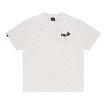 VOLCOM KEEP SEOUL 스톤 D 오버핏 티셔츠 화이트