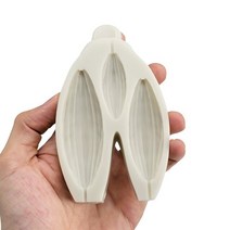 실리콘몰드제작 밀랍 토끼 트리 곰돌이 크리스마스 3D 백합 꽃 잎 실리콘 금형 DIY 케이크 베이킹 장식 사, 01 1