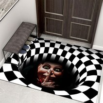 거실매트 매트 카펫 러그 거실 카페트 Hoem 할로윈 공포 광대 RugBedroom 입구 Doormat 홈 복도 문 바닥 장식 욕실, [07] 140x200cm55x79inch, [09] q
