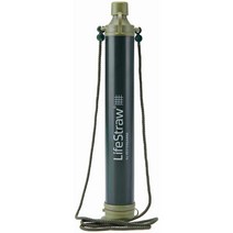 [케이레이션] 라이프스트로우 퍼스널 [블루/그린] Life straw 휴대용 물병 물통, 그린, 1개