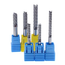 소형 탁상 밀링머신 서프파이프 선반가공 탁상바이스 밀링기 1pcs 3.175mm 4mm 6mm 8mm 카바이드 텅스텐 옥수수 커터 pcb 밀링 비트 엔드 밀 cnc 비트, 3.175x2.1x10.5x38l