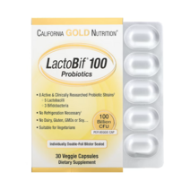 캘리포니아 골드 뉴트리션 락토비프 1000억 유산균 30정 4팩 1세트