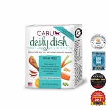 [오늘출발] 카루 데일리 디쉬 칠면조연어 스튜 강아지 354g x3개입, 단일속성