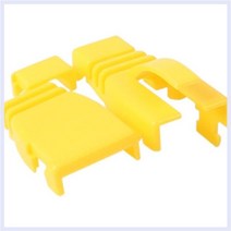 [깔끔피시]RJ45 조립형 보호캡 통부트 6파이 (100개) ma#_5000psj+, @@옵션 레드