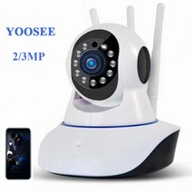 집cctv 농막 외부 펫 매장 현관문 cctv hd ip 카메라 2mp 홈 강아지캠, 3mp 카메라 128g 카드, 영국 플러그