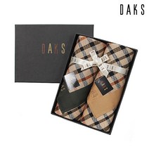 닥스 남녀 기본체크 손수건 2매세트(5번)