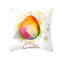 토끼 베개 인테리어 쿠션 Home Decoration Radio Day Happy Easter Rabbit Printing Polyester Pillow Cush, 07 11_04 40X40CM