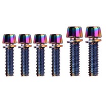 엠티비 로드 바이크 스템 호환 설치 가능 티타늄 나사 볼트 와셔 스티어링 핸들바 나사, m5x4 m6x2, 협력사