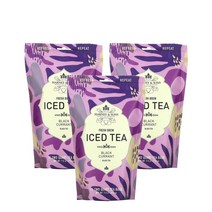 하니앤손스 아이스 티 블랙 커런트 홍차 212g 15티백 Harney & Sons Fresh Brew Iced Tea Black Tea, 3팩