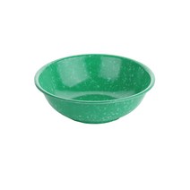 성일산업 레트로 접시 멜라민 그릇 식기, 쑥색 짬뽕기(211mm)