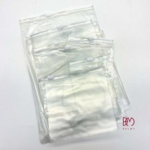 슬라이드 지퍼백 pvc 다용도 비닐팩 보관팩 자크백 주얼리팩 b1112, 8.(15x18)