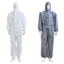 방진복 / 원피스 분진 석면 작업 크린 일회용 먼지복