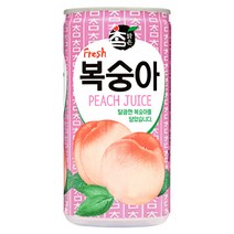 참맑은 복숭아 캔