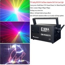 5W DJ 디스코 무대 효과 RGB 레이저 프로젝터 빔 스캔 DMX512 음악 제어 바 파티 조명 쇼, [01] 5w rgb(thick red), [02] 40kpps galvo scanner