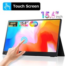 32인치 모니터 4k 휴대용 터치 스크린 15.6 인치 1080 호환 게임 디스플레이 스위치 5 전화, 영국 플러그