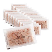 바스참 히말라야 핑크솔트 100GX25EA 일회용 입욕제 바스솔트, 핑크솔트100g 굵은입자