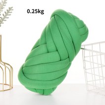 Chunky Yarn Thick Warmth DIY Knitting Giant Crochet Soft Big Cotton Roving Wool Yarns Hand-knit Blan, [24] Grass green 0.25KG, 한개옵션1