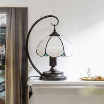 스테인글라스 C 퀘션 스탠드 3타입 렘프 별도, 블루유백