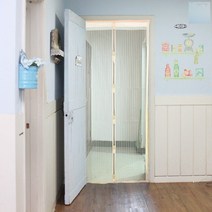 socean 방문 모기장 커튼 자석 방충망 120cm 현관문 방충망 해충망 도어 모기장 네트 식당 출입문 커튼 사무실 입구