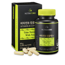 뉴트리코어 비타민B 콤플렉스 1 000mg x 60정 1개, 상세페이지 참조, 상세페이지 참조