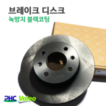 제네시스 EQ900 녹방지 블랙코팅 브레이크 디스크 하이큐 하드론패드, 앞/ 람다 엔진 차량-1136, 녹방지디스크