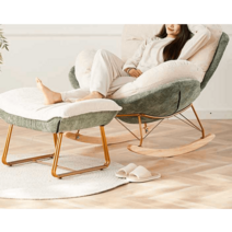 스완체어 호텔 식당 에그체어 카페 미용실 학원 스툴, 울 화이트+ 페달