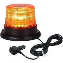EYPINS 40 LED 회전 비콘 40W 자동차 경고등 회전 비콘 오렌지 자기 경고등 깜박이는 빛 스트로브 비콘 라이트 12V/24V 트럭 자동차 트럭 트랙터용 IP67 E57 IP67-37755, LED 20개