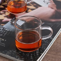 [로하티]마리 내열 유리찻잔 6p세트 손잡이 유리잔내열유리찻잔세트 내열유리티잔세트 데미타세잔 에스프레소잔 l