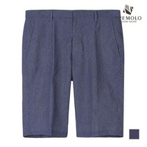 인디안 TREMOLO 노턱 블루 폴리써커 반바지__TRNDSUY5221