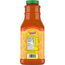 미국직구 콜룰라 칠리 마늘 핫소스 64 floz - 멕시코 고추 마늘 및 시그니처 향신료가 함유 64 유체 온스 대용량 용기 달걀 날개 튀김 및 팝콘에 퍼팩트, 상세참조, 수량