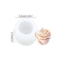 선인장 실리콘 몰드 향기로운 양초 몰드 케이크 장식 DIY 즙이 많은 무스 초콜릿 빵 얼음 트레이 몰드 양초 만들기 도구, 에스, 1개