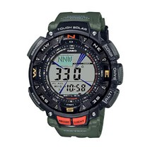 [PROTREK 프로트렉] PRG-240-3DR 아웃도어 전용 터프솔라 트리플센서 시계