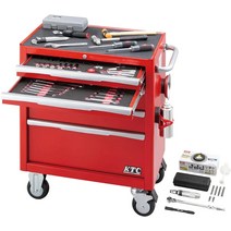 일본제 KTC 대형 공구함 공구 가방 세트 75종, 1개