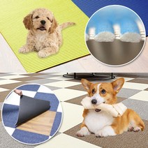 매트 카펫 고양이 미끄럼방지 강아지카페트 슬개골탈구 캣 타워 애견매트 스크래쳐 홈스월드, 35. PVC롤매트 1m 코스모스 파랑