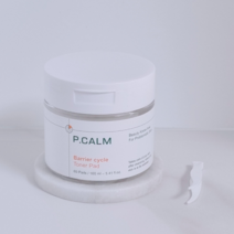 [P.CALM] 피캄좁쌀패드 진정패드 베리어사이클KMX토너패드 대용량+집게증정, 1개