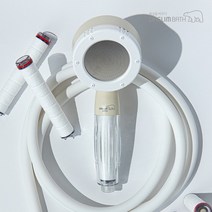 대림바스 버블 미스트 필터 샤워기 + 샤워줄 2M 크림 SET, 없음