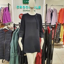 크로커다일레이디 멋스럽고 우아한 진주장식 플리츠 포인트 라운드넥 원피스 뉴코아 인천점