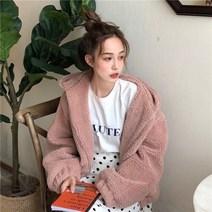 코코나인 뽀글이 루즈핏 점퍼 420