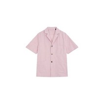 LARDINI 패턴드 시어서커 셔츠 자켓 - 레드