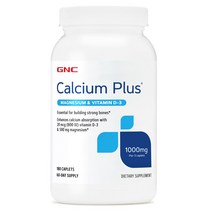 GNC 지앤시 Calcium Plus 1000 칼슘, 0.15kg, 1세트