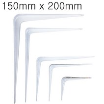 ▶Arianycos◀ Arianycos▶ 고정용스텐평철 철로라부속철물 원예용철사 레일용부속, ▶Arianycos◀ 화이트 브라켓 150mm x 20