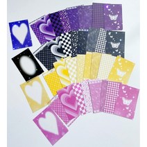 포카 바인더 포토카드 대지 속지 6장 4color, 핑크